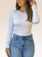 Body Manga Larga Cuello Redondo Body Manga Larga Cuello Redondo - Básicos ÉCLAT