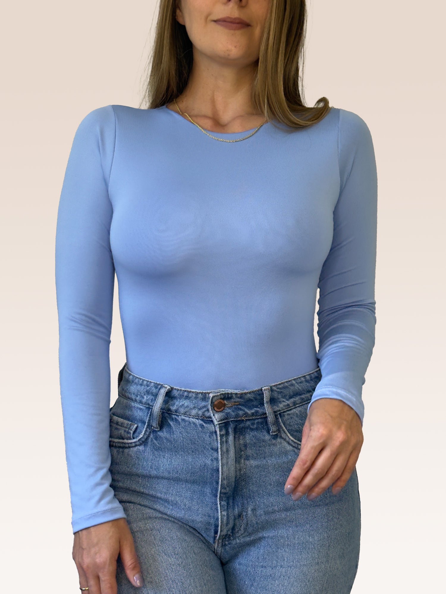 Body Manga Larga Cuello Redondo Body Manga Larga Cuello Redondo - Básicos ÉCLAT