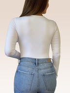 Body Manga Larga Cuello Redondo Body Manga Larga Cuello Redondo - Básicos ÉCLAT