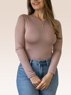 Body Manga Larga Cuello Redondo Body Manga Larga Cuello Redondo - Básicos ÉCLAT
