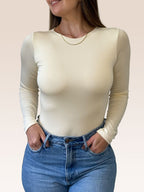Body Manga Larga Cuello Redondo Body Manga Larga Cuello Redondo - Básicos ÉCLAT