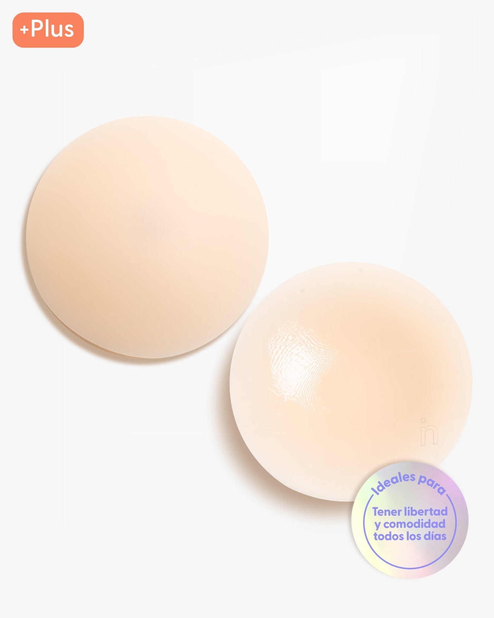 Cubrepezones de Silicona Reutilizable Nipskin® Plus+ (10 cms) Chantilly