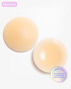 Cubrepezones de Silicona Reutilizable Nipskin® Medium (8 cms) Vainilla